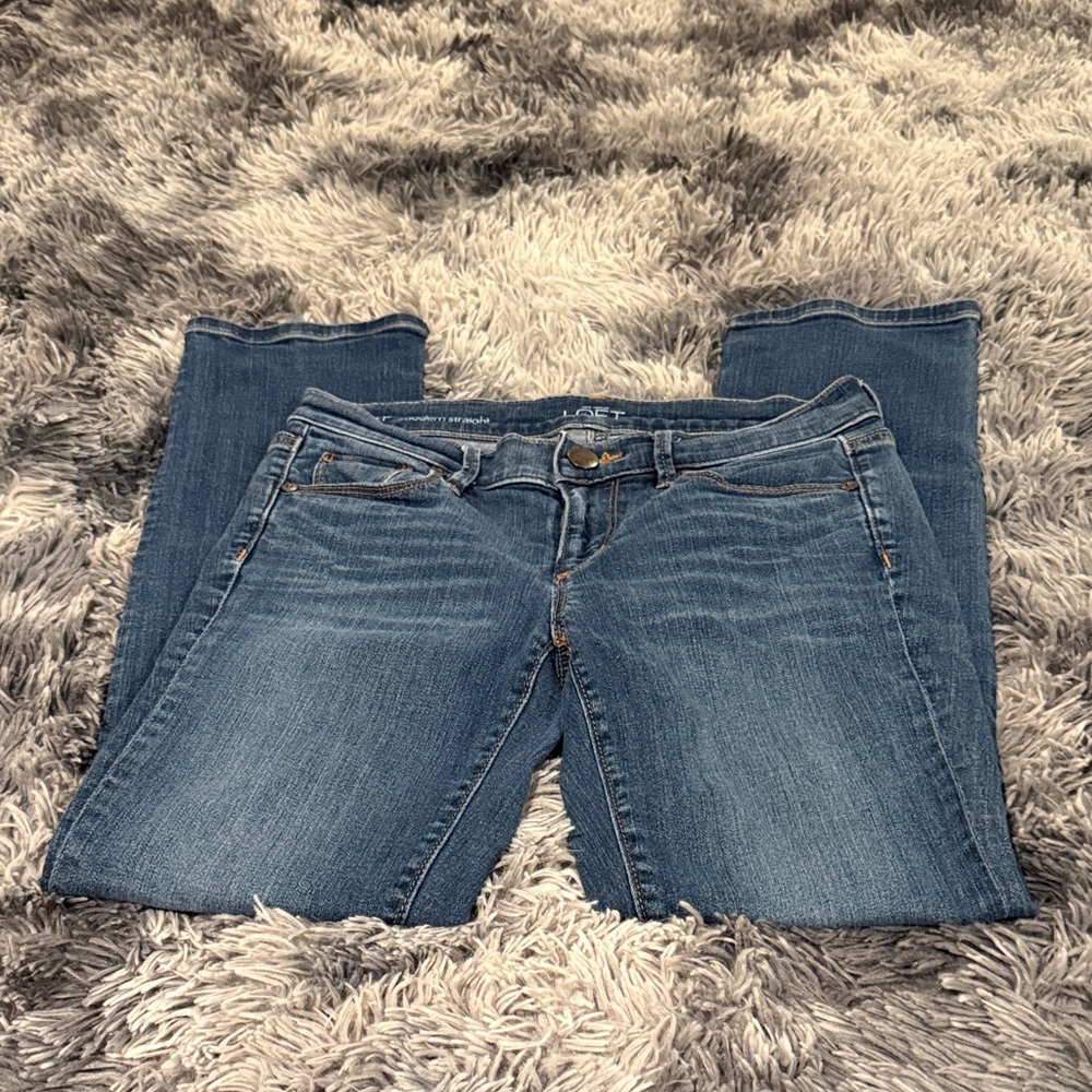 Ann Taylor Loft  Women's Dark Blue Skinny Jeans